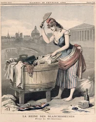 „Marianne, królowa praczek”, z „Le Petit Journal”, 25 lutego 1893